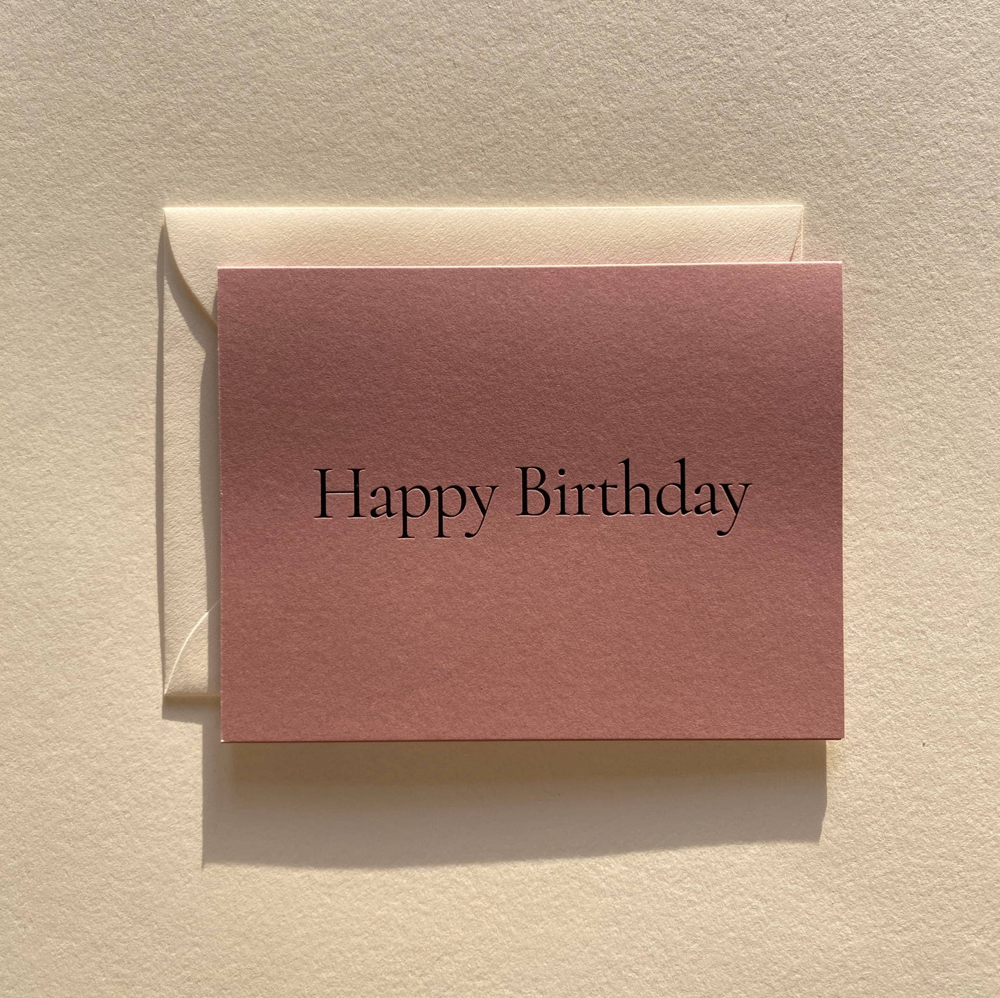 Happy Birthday No. 22: Sand / Single Card