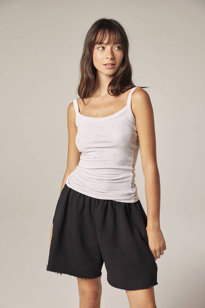Low back cami: H.Grey / Solid