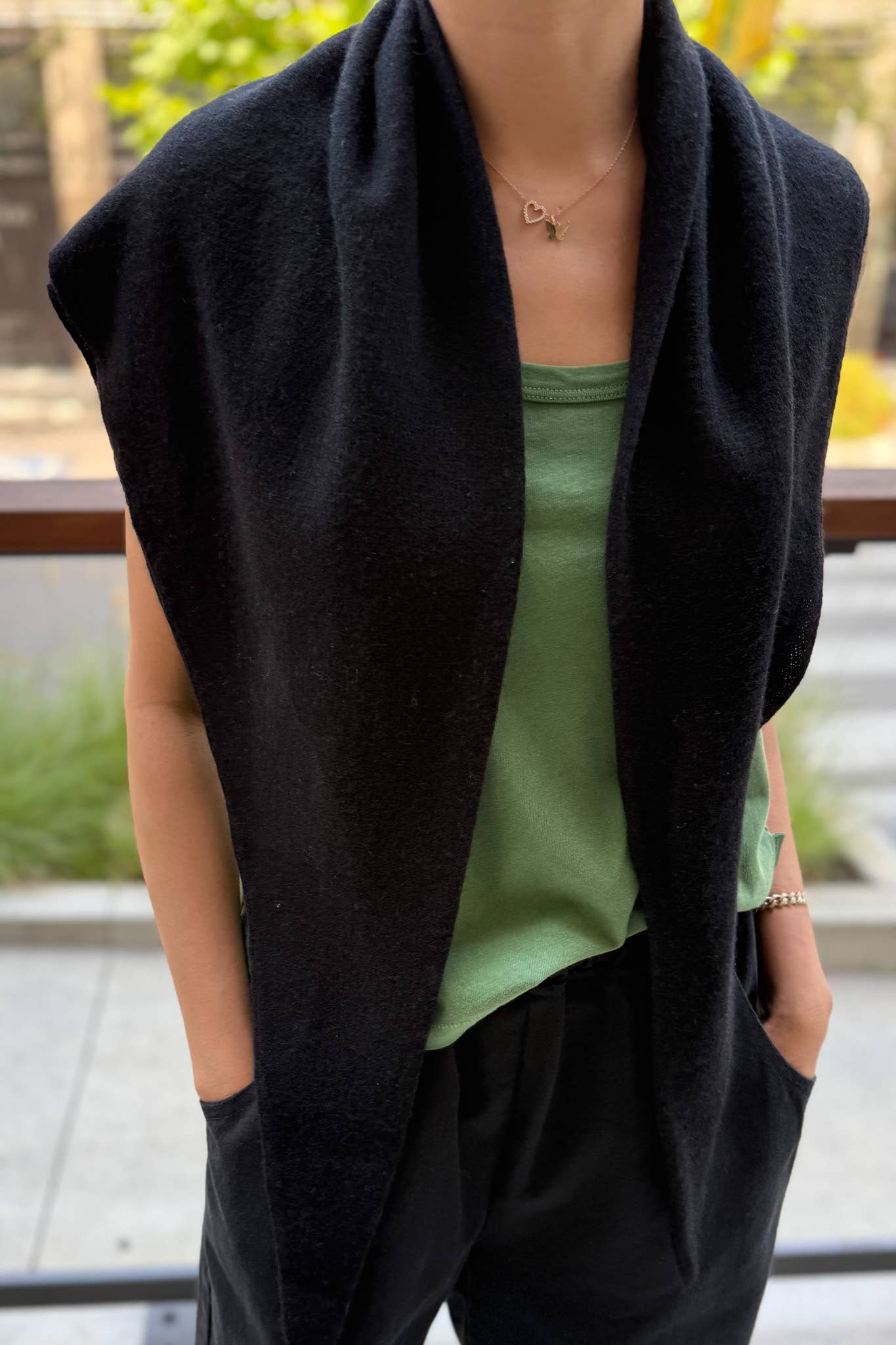 Cashmere Shawl  HT. GREY