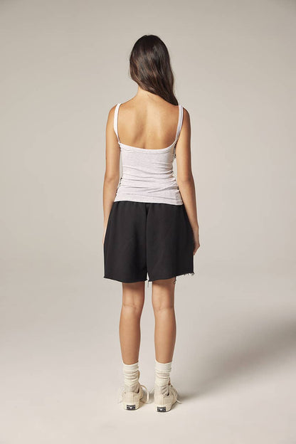 Low back cami: H.Grey / Solid