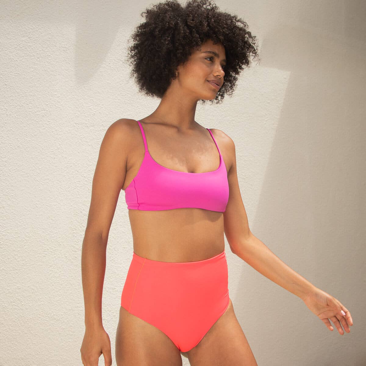 Pool Days Top - Hot Pink