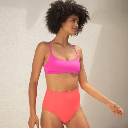 Pool Days Top - Hot Pink