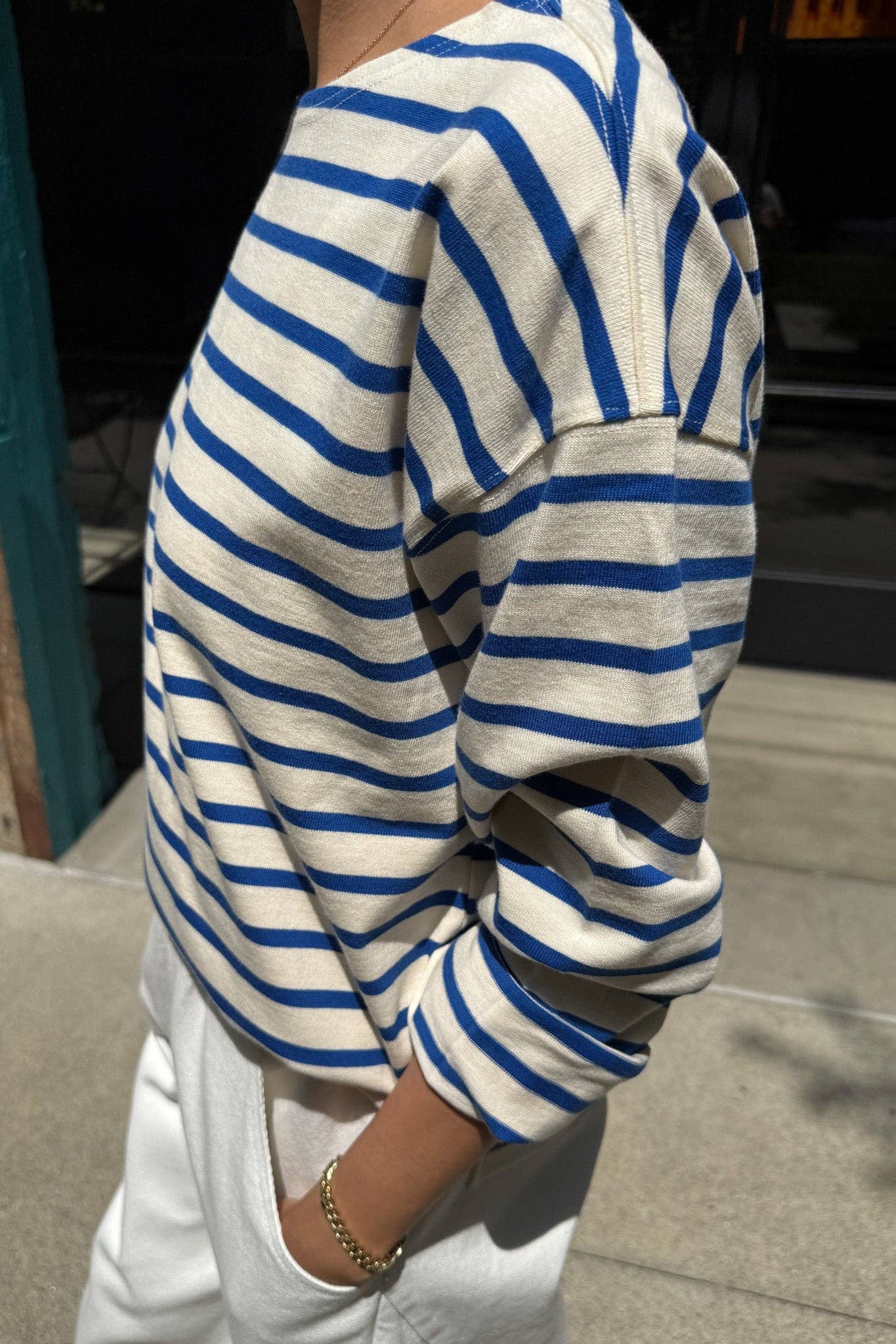 Sailor Top COFFEE STRIPE