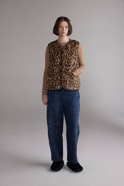 Wool Blend Reversible Vest