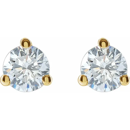 Aria Round Diamond  Studs