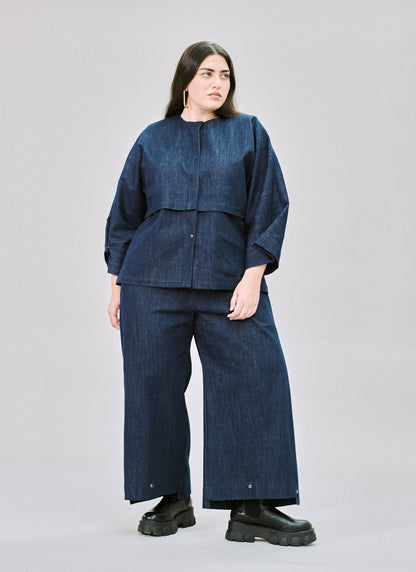 Crop Trousers in organic denim