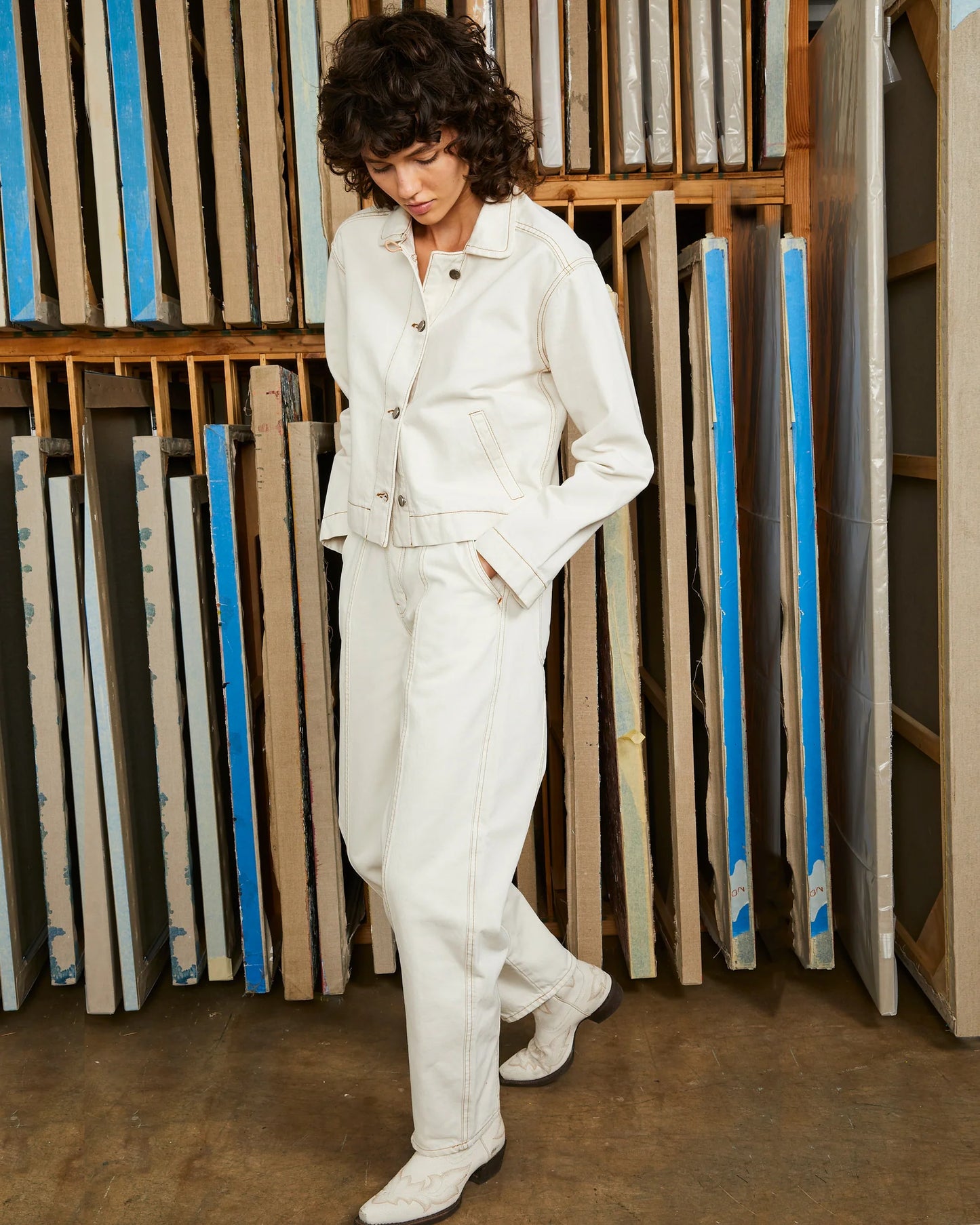 Paz Pant - Natural Stonewash