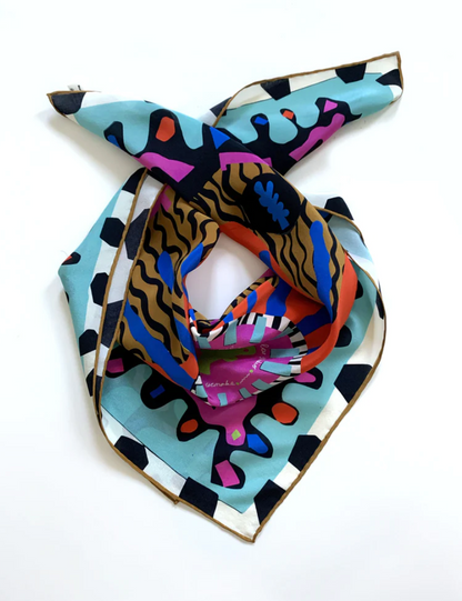 SUNCAMEL SILK SCARF