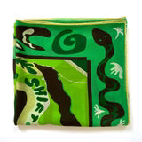 TEMPO GREEN WOOL SCARF