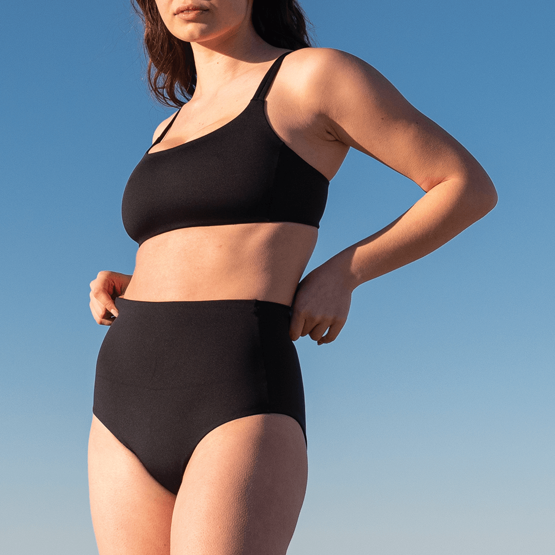Hi Tide Bottom - Jet Black