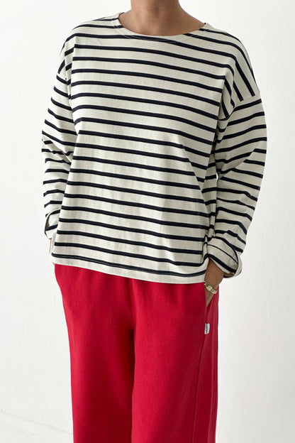 Sailor Top PINE STRIPE