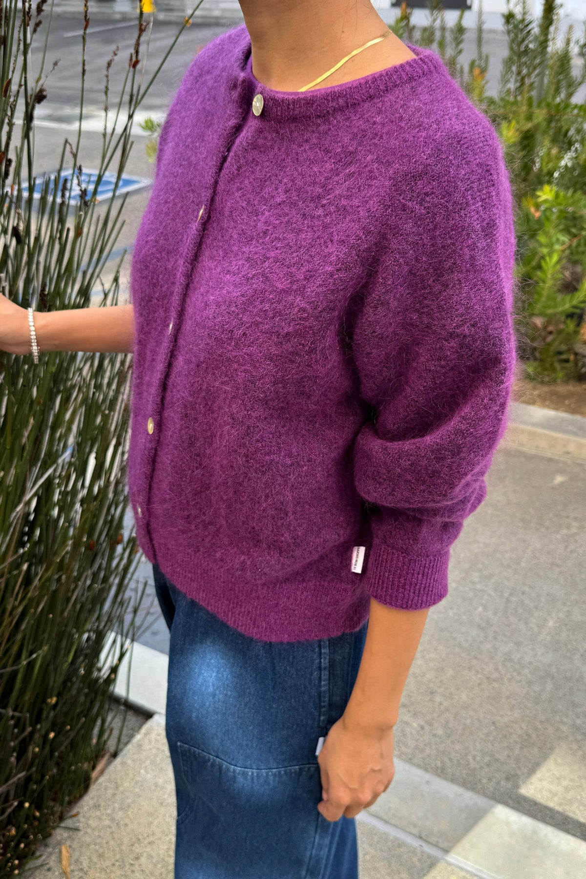 Ayla Mohair Cardigan Onyx