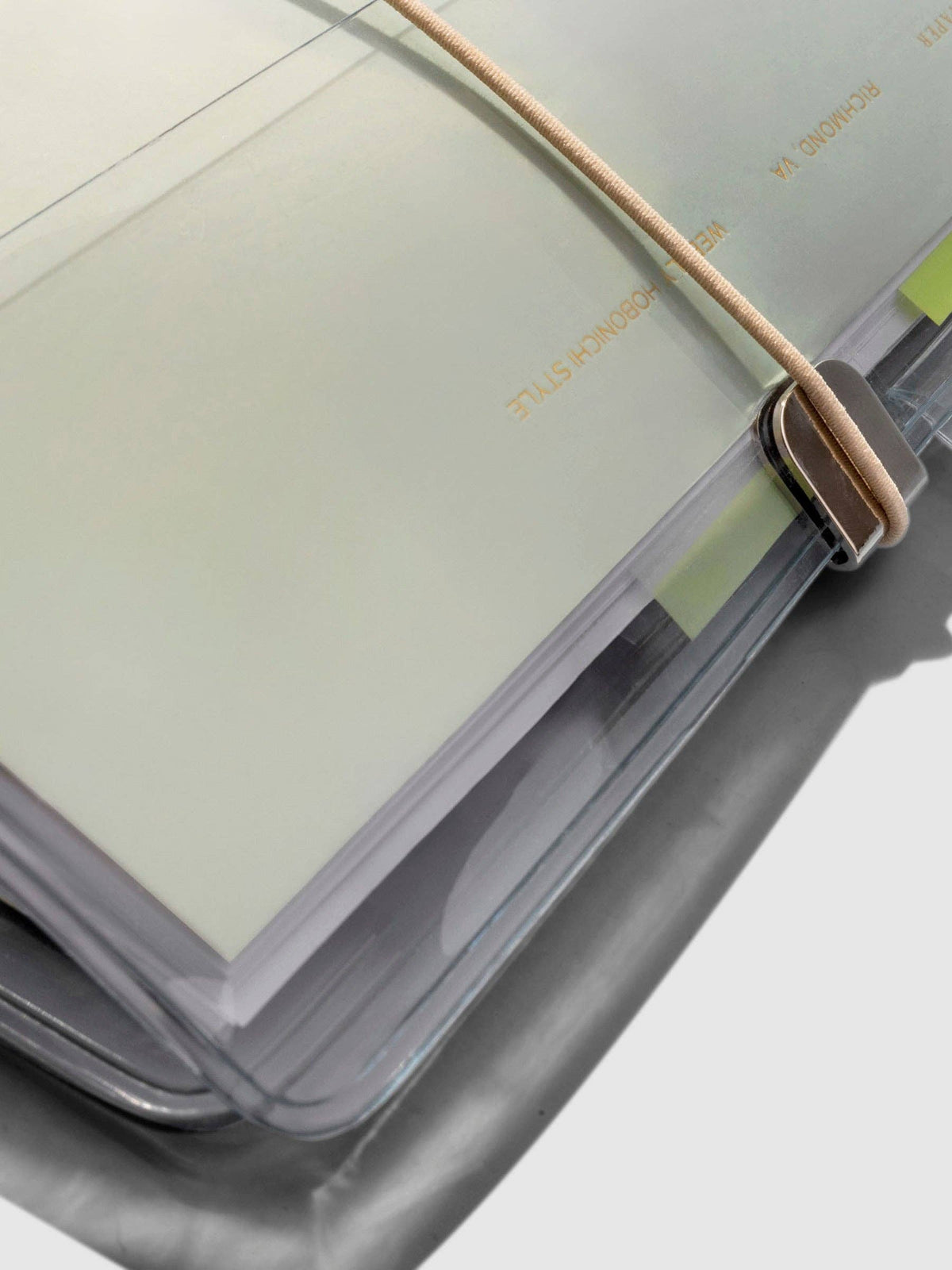 Clear Vinyl Travel Notebook Cover | Pocket Plus: Pocket Plus