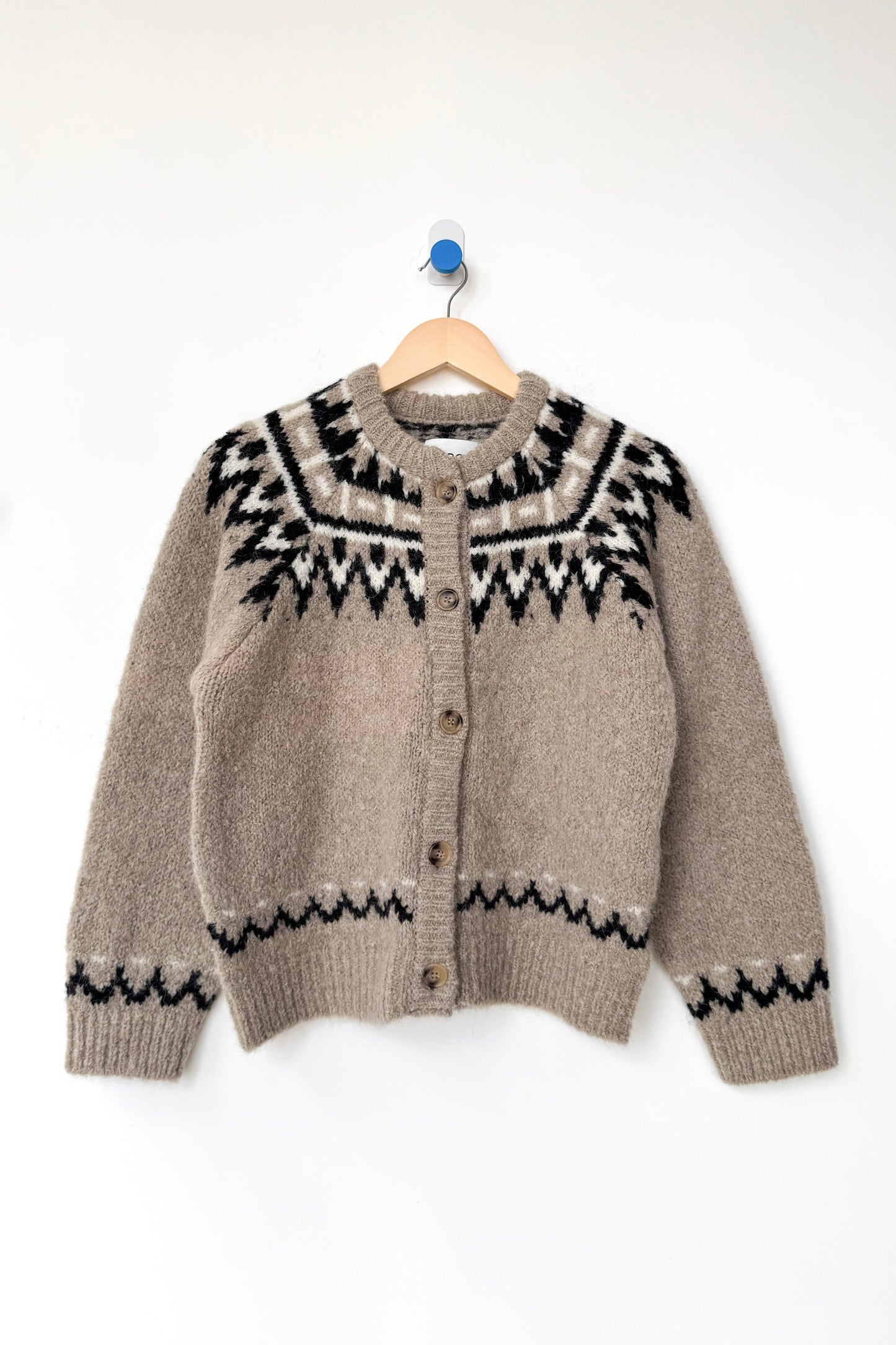 Alpaca Cabin Cardigan Beige