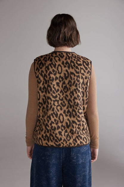 Wool Blend Reversible Vest