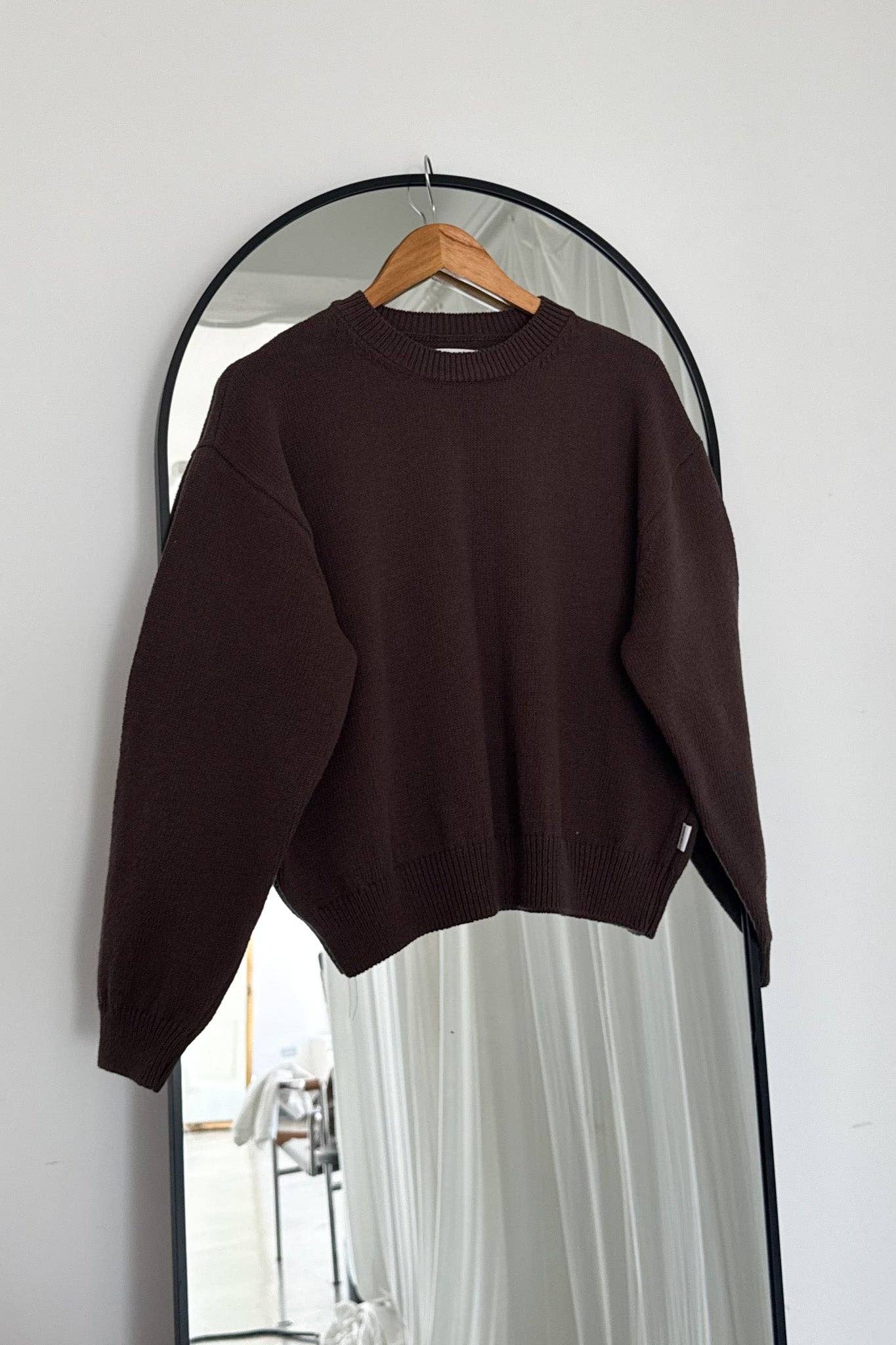 Milo Cotton Sweater in Red