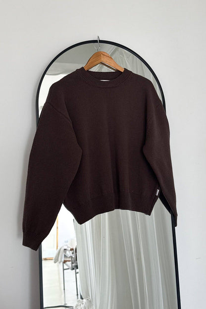 Milo Cotton Sweater in Blue