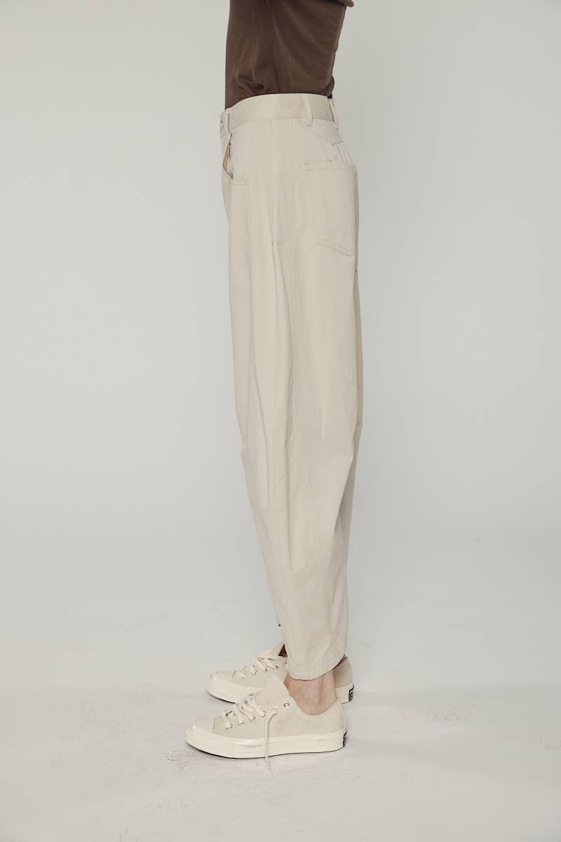 Seamed Barrel Pants