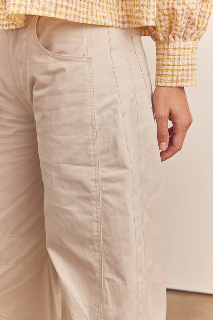 Seamed Barrel Pants
