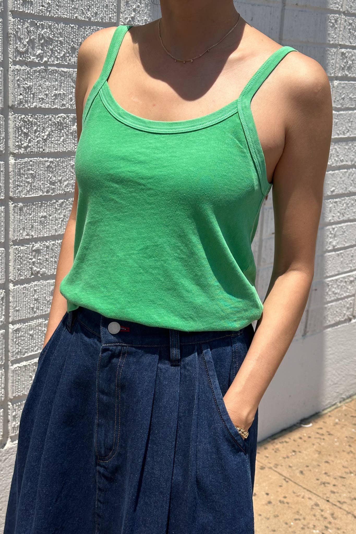 Organic Cotton Dana Cami Vintage White