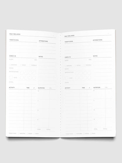 Travel Notebook | A5 Slim: Pen Swatch | Merlot