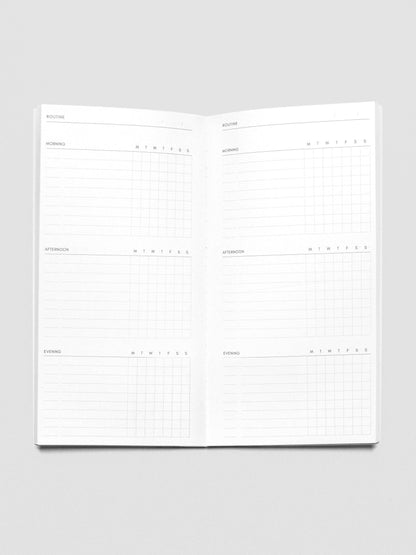 Travel Notebook | A5 Slim: Pen Swatch | Merlot