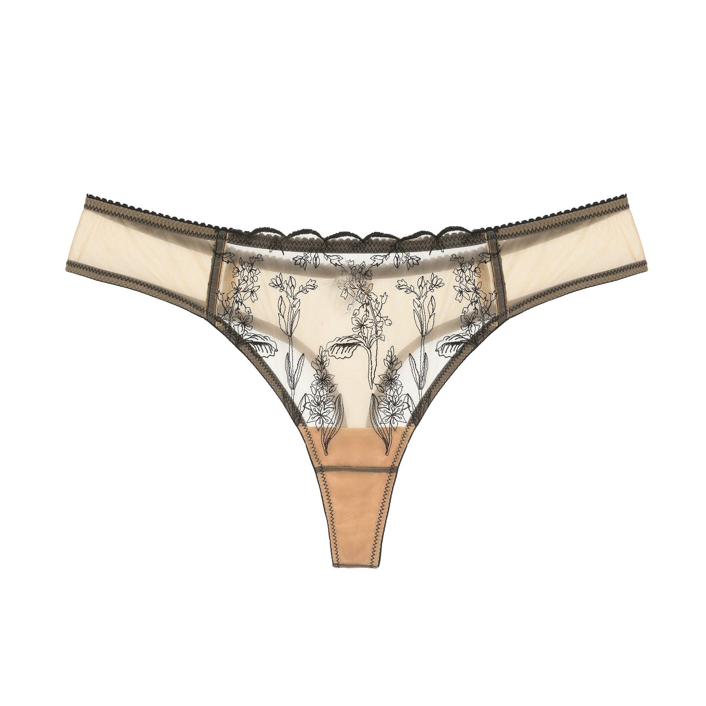 Kim Thong in Floral Embroidery on Jelly Fabric