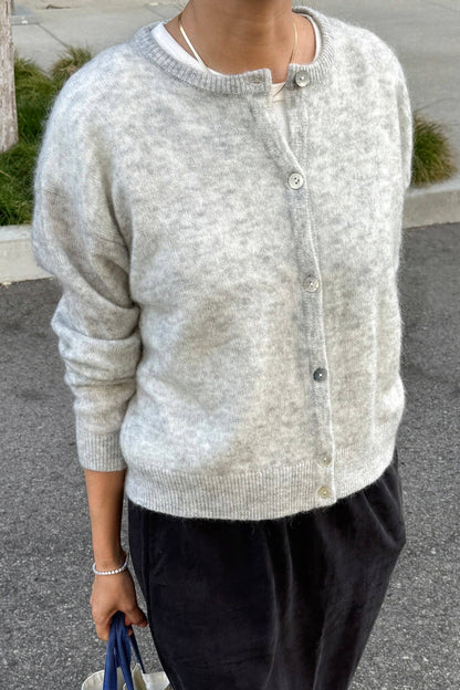 Ayla Mohair Cardigan Onyx