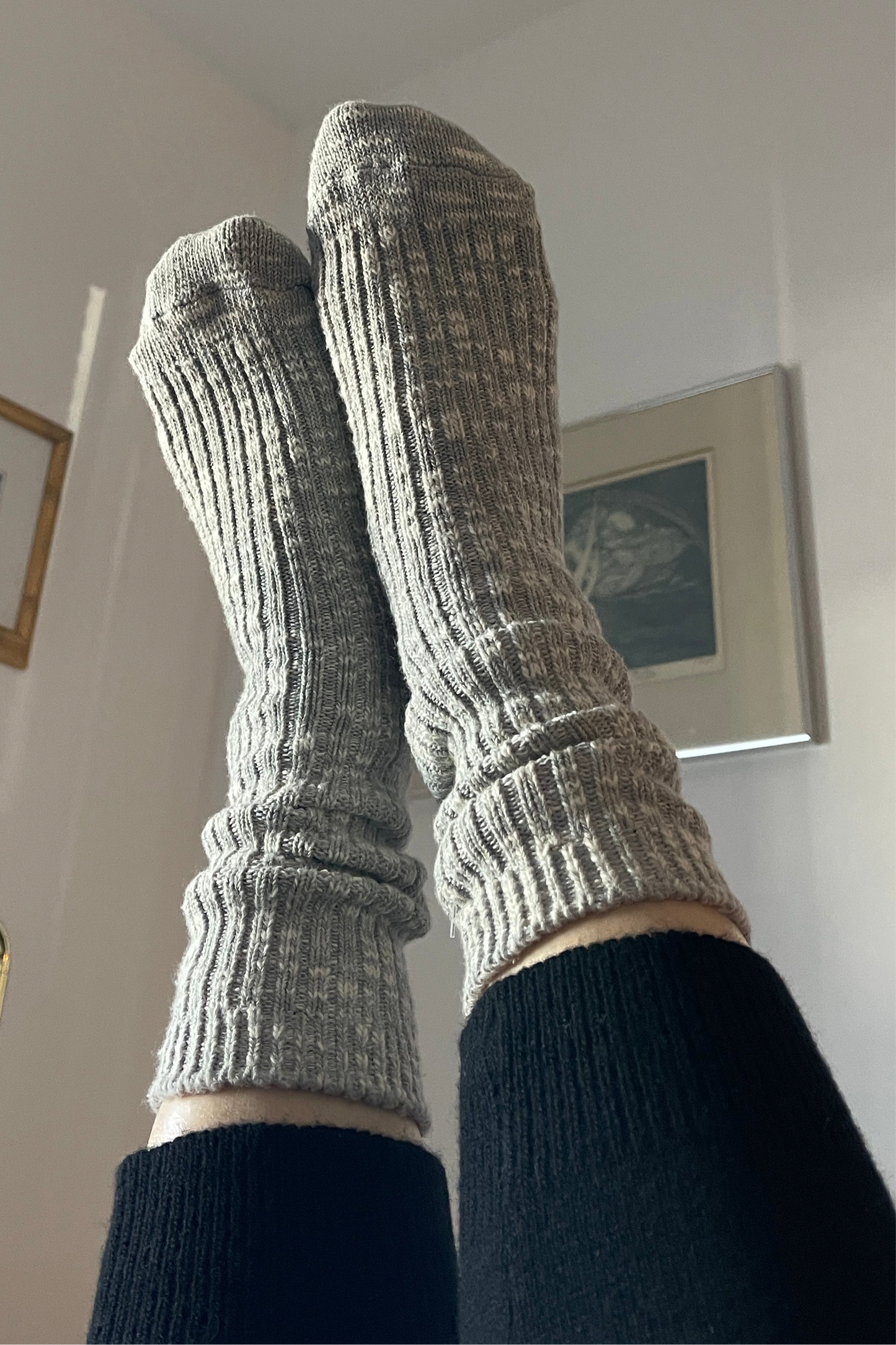 Cottage Socks: Oatmeal