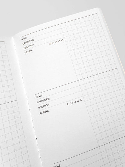 Travel Notebook | A5 Slim: Routine Builder | Beignet