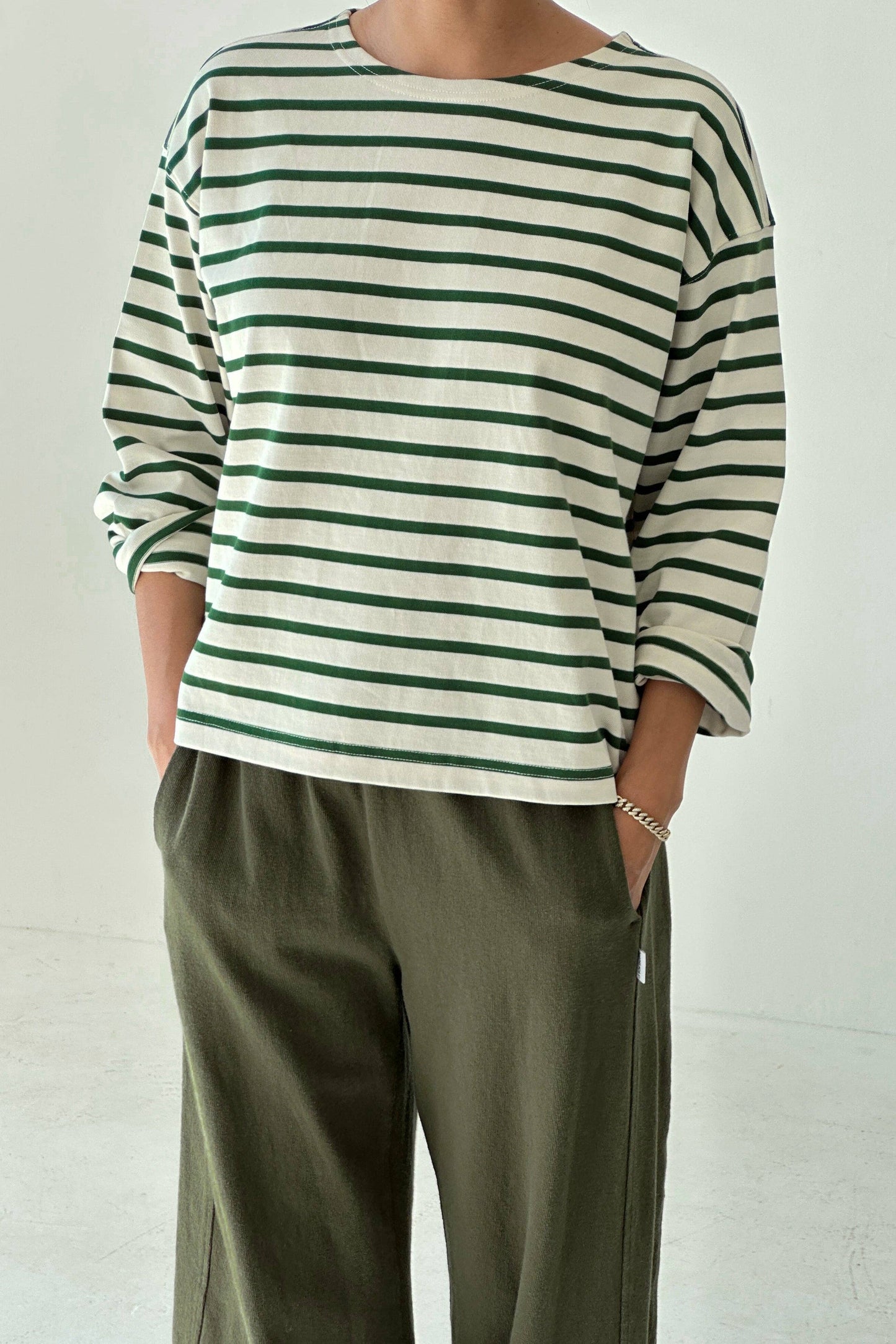 Sailor Top WHITE STRIPE ON NAVY