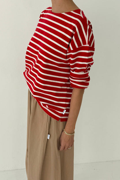 Sailor Top RED STRIPE