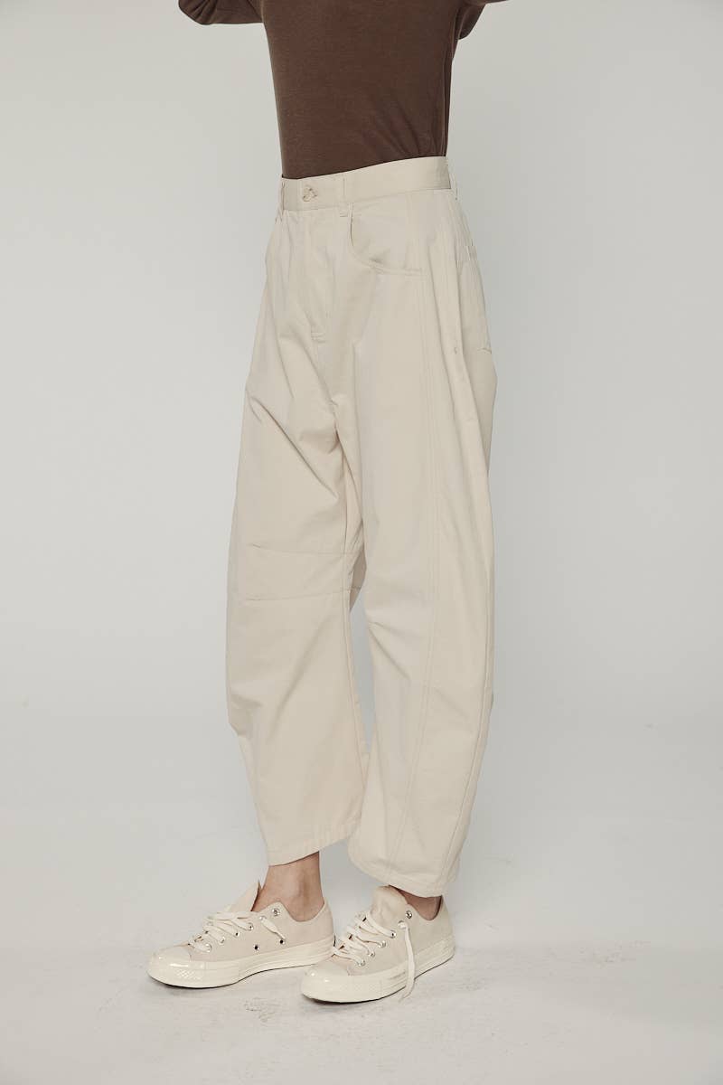 Seamed Barrel Pants