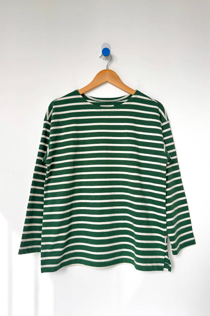 Marseille Top Blue Stripe On Cream