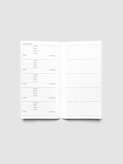 Travel Notebook | Pocket Plus: Lined Notes | Ash