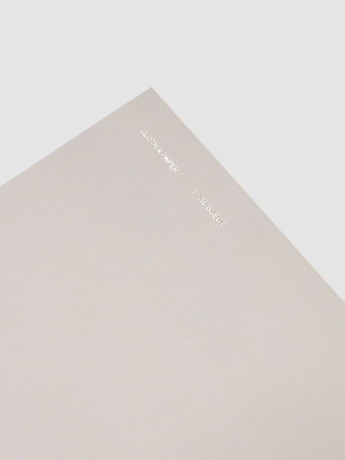 5 Subject Notebook | A5 | Lined | Concrete