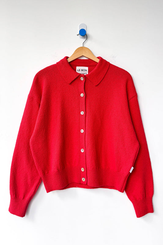 The Club Cardigan Chili