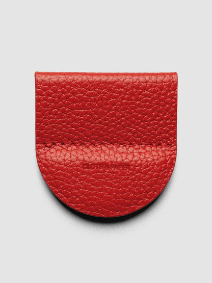 Magnetic Bookmark | Pen Holder | Leather: Bordeaux