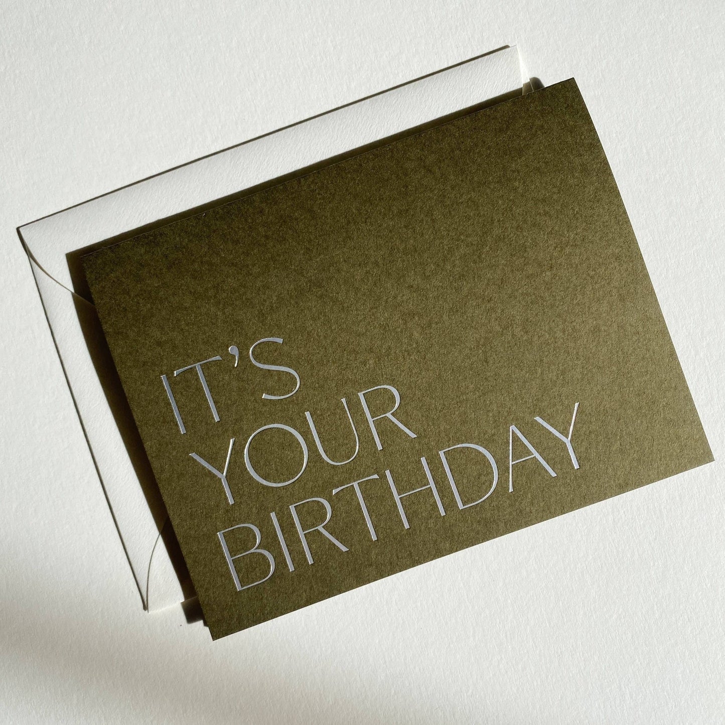 It's Your Birthday No. 21: Moss / Single Card