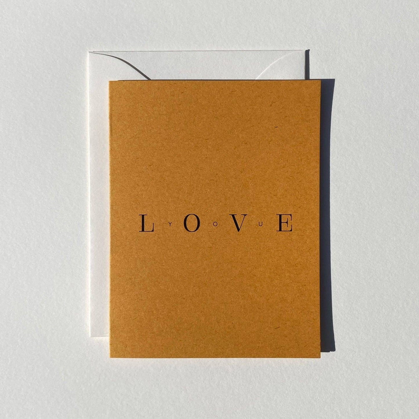 Love You No. 34: Ochre / Single Card