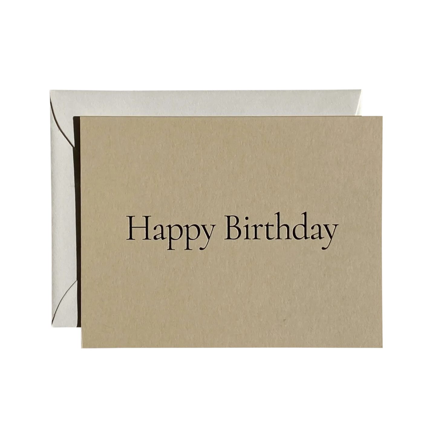 Happy Birthday No. 22: Sand / Single Card