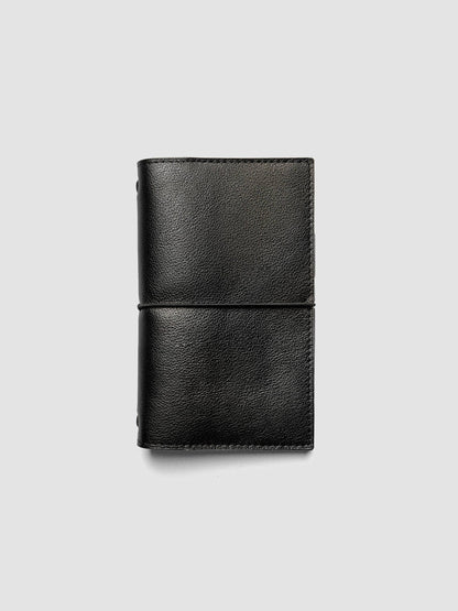Genuine Leather Travel Notebook Cover | Pocket Plus: Bordeaux