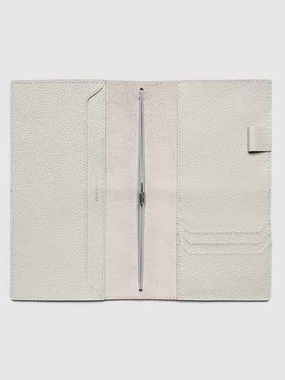 Genuine Leather Travel Notebook Cover | A5 Slim: Bordeaux