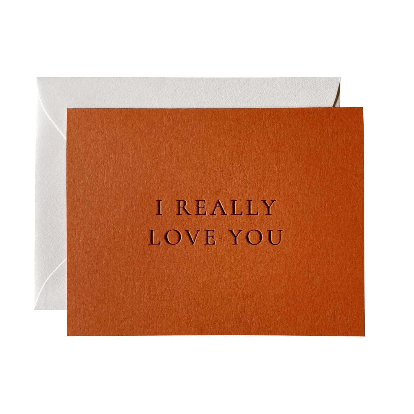 I Really Love You No. 20: Rust / Single Card