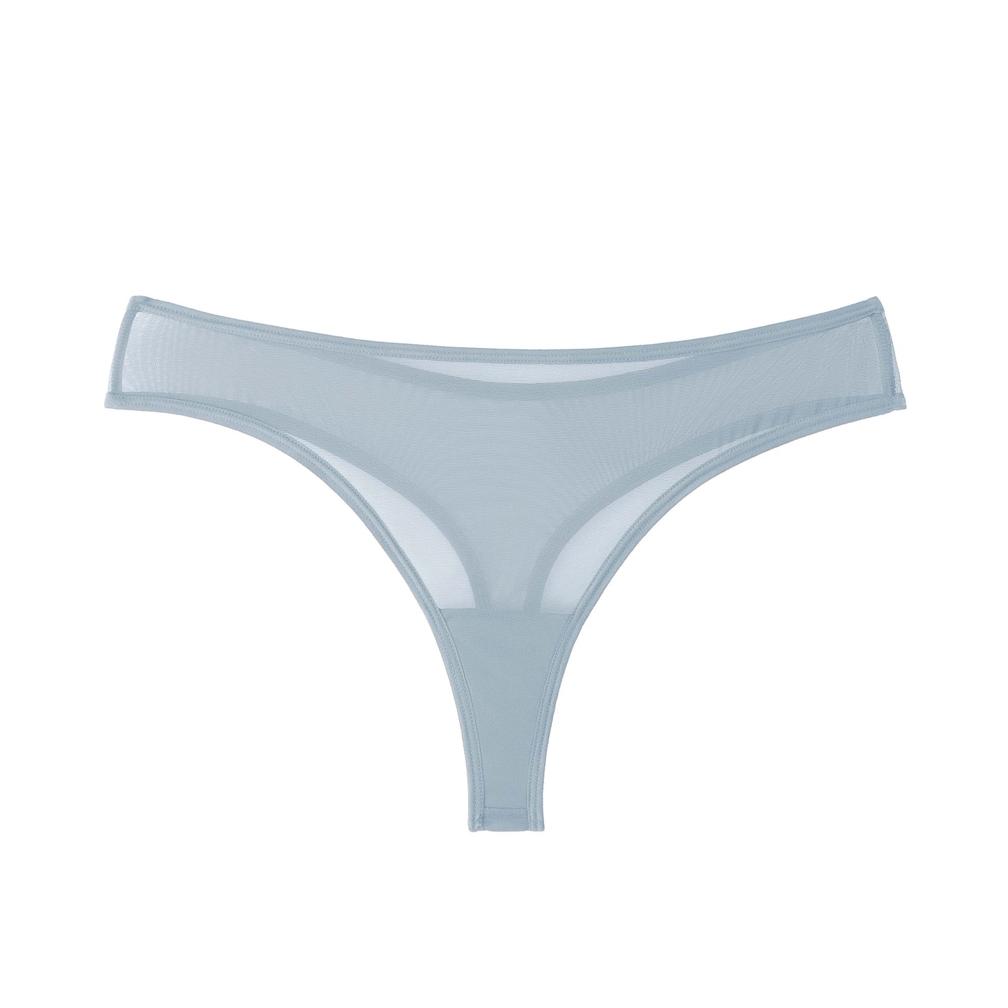 5 Color Sheer Mesh Thong: Red