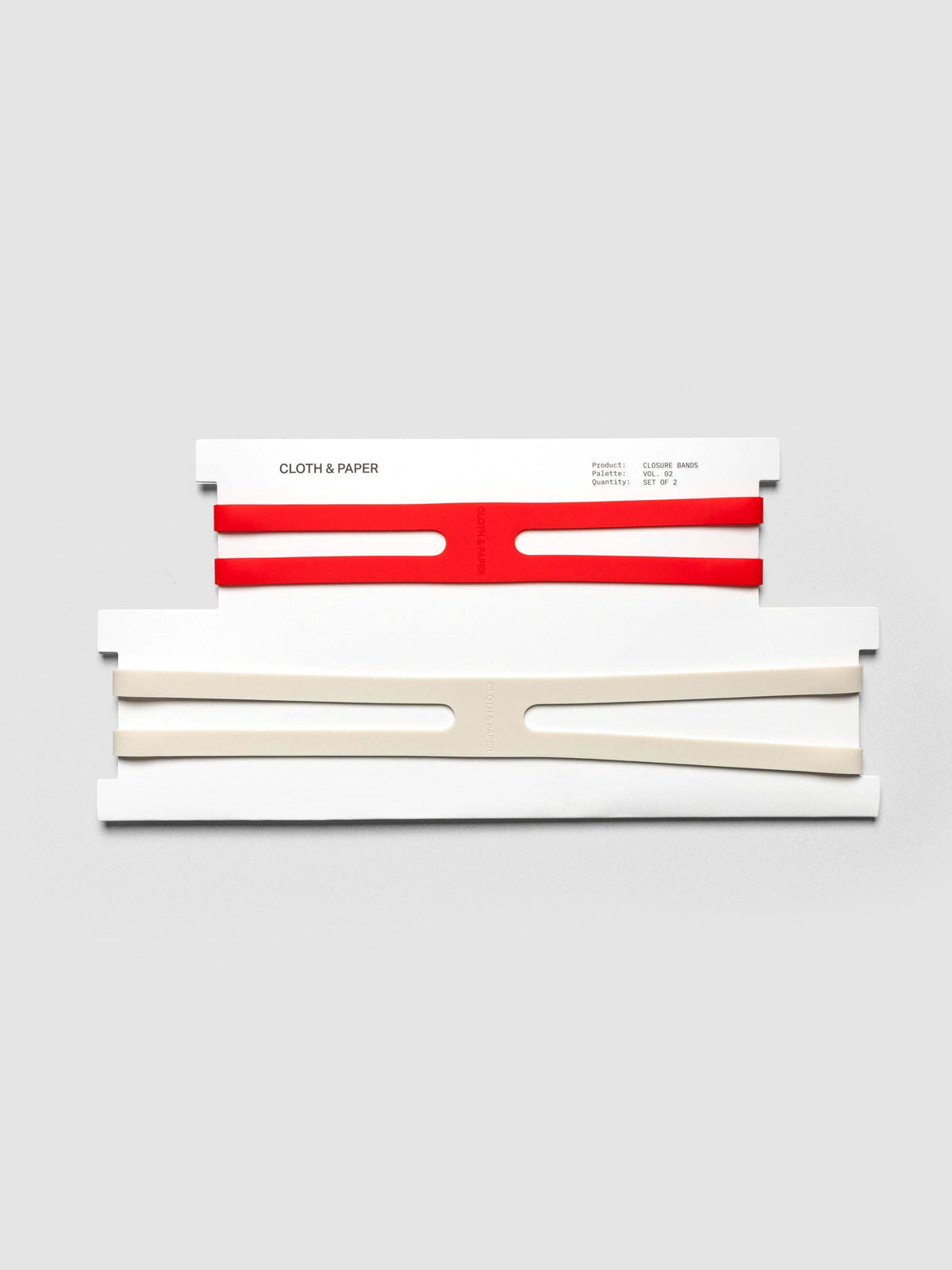 Planner Closure Bands: Rouge & Concrete