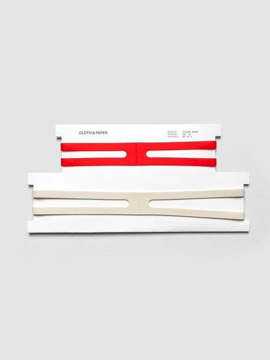 Planner Closure Bands: Rouge & Concrete