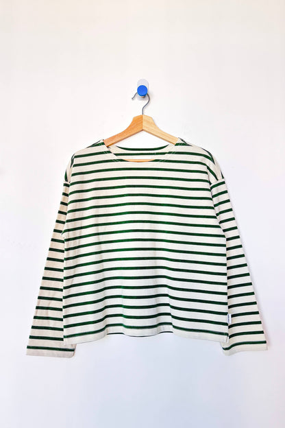 Sailor Top WHITE STRIPE ON NAVY