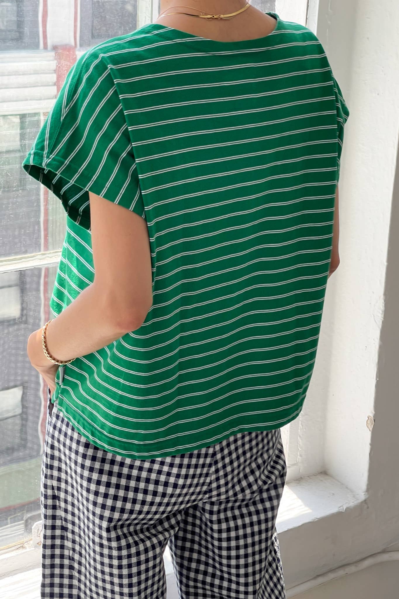 Chérie Tee White / Navy