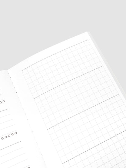 Travel Notebook | Pocket Plus: Lined Notes | Ash